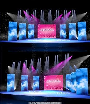 護(hù)士節(jié)演出3D燈光舞臺設(shè)計(jì)構(gòu)思